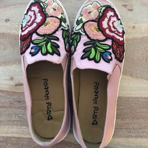 Dirty Laundry Embroidered Sneakers